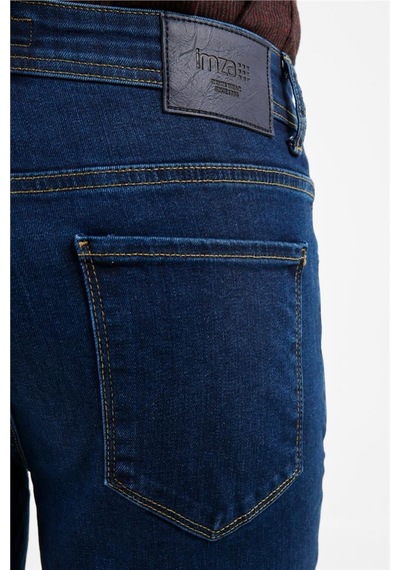 İmza Lacivert Gabardin 5 Cep Düz Paça Casual Slim Fit Pamuklu Denim Pantolon 1023255160 Lacivert İmza Lacivert Gabardin 5 Cep Düz Paça Casual Slim Fit Pamuklu Denim Pantolon 1023255160 Lacivert