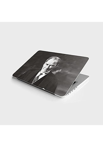 Laptop Sticker Bilgisayar Notebook Pc Kaplama Etiketi Atatürk Bakış 124-Pembe