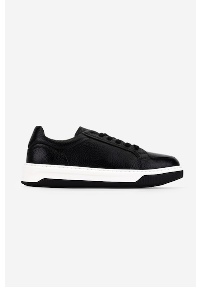 Valmenti Erkek Hakiki Deri Siyah Floter Sneakers & Spor Ayakkabı 1212 2506 Erk Ayk Y26 Sıyah Fltr