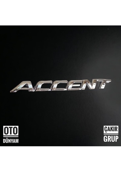 Hyundaı Accent Era "accent" Bagaj Yazısı 1 Adet Yapışkanlı A Kalite 1. Sınıf Ürün Ithal 3m