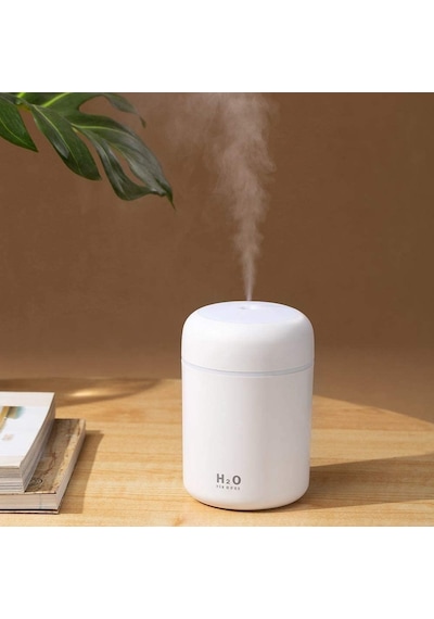 Robeve 300 Ml Ultrasonik Hava Nemlendirici Işıklı Buhar Makinesi Ve Aroma Difüzörü H2o Nemlendirici