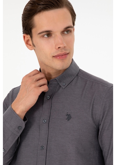 U.s. Polo Assn. Erkek Antrasit Gömlek Basic 50296777-vr006 Antrasit U.s. Polo Assn. Erkek Antrasit Gömlek Basic 50296777-vr006 Antrasit