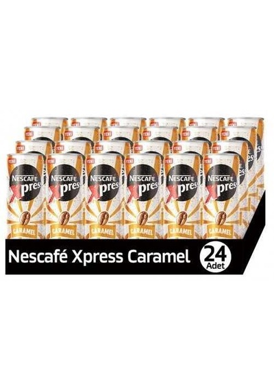 Nescafe Xpress Caramel Aromalı Soğuk Kahve 250 Ml X 24 Adet Hazır