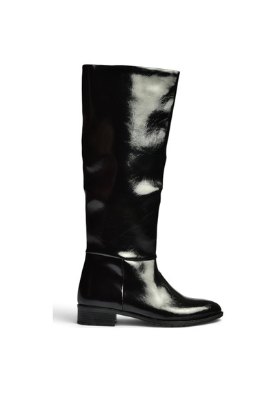 Fox Shoes L726600960 Siyah Rustik Klasik Kadın Çizme