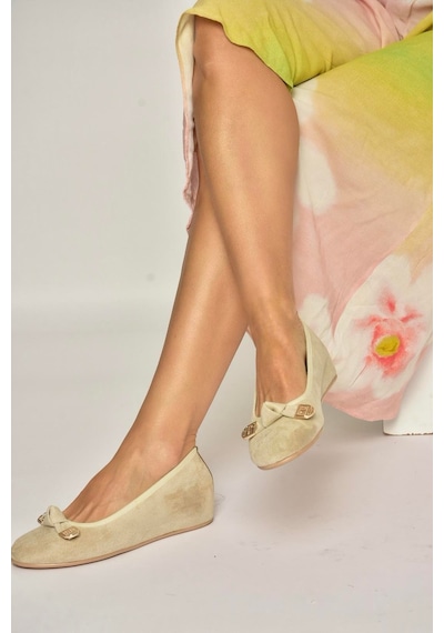 Fox Shoes Y250750702 Ten Süet Alçak Dolgu Tabanlı Kadın Ayakkabı Ten Fox Shoes Y250750702 Ten Süet Alçak Dolgu Tabanlı Kadın Ayakkabı Ten