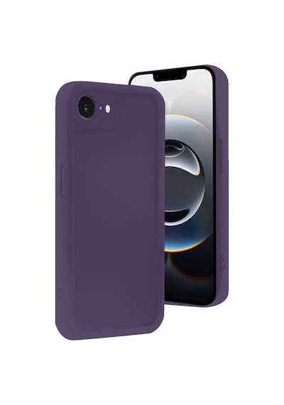 Newface Apple iPhone Uyumlu 16e Kılıf Viera Silikon - Mor Diğer