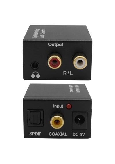 Fully G-538nd Optik/koaksiyel Dijital Ses - Analog Rca Çevirici Beyaz - Çok Renkli