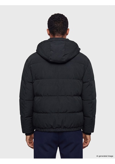Lcw Vision Lacivert Regular Fit Kapüşonlu Erkek Şişme Mont