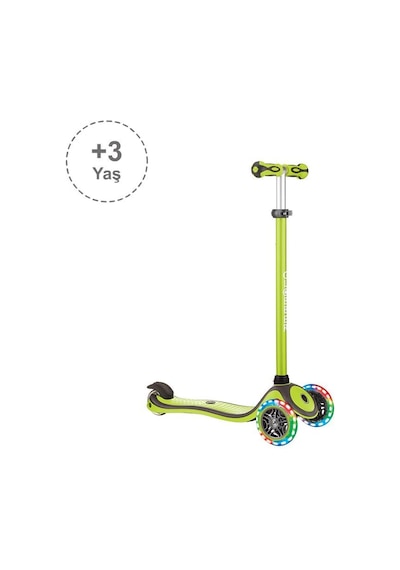 Globber Primo Plus Işıklı Scooter - Yeşil Yeşil