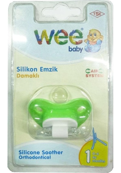 Wee Baby Silikon Emzik Damaklı No:1 0-6 Ay / 841