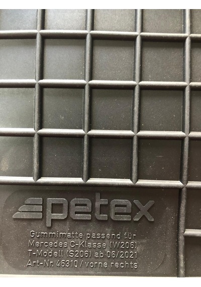 Mercedes W206 Lastik Paspas Siyah C-class Petex