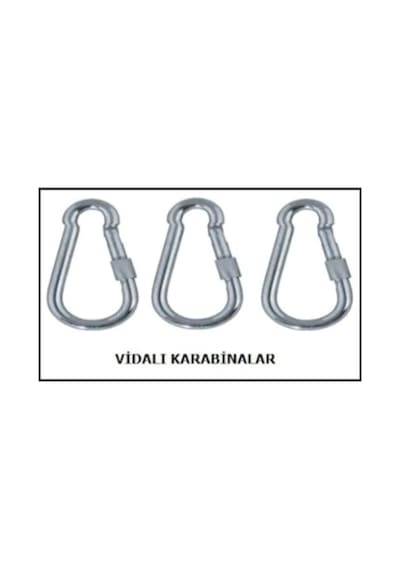 Vidalı Karabina  6 MM 10 Adet