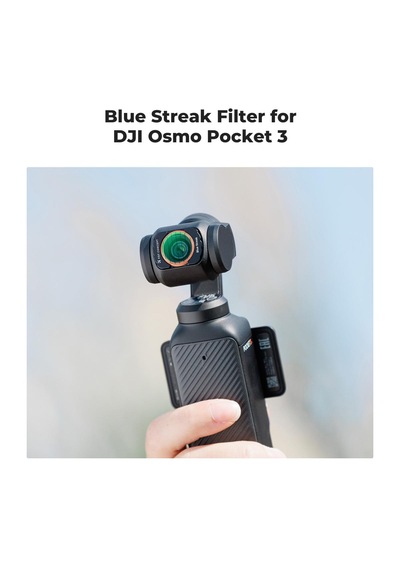 K&f Concept Magnetic Blue Streak Filter Djı Osmo Pocket 3 Combo