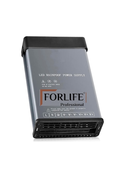 Forlife 33 Amper 12 Volt 400 Watt Yağmur Korumalı Led Trafosu