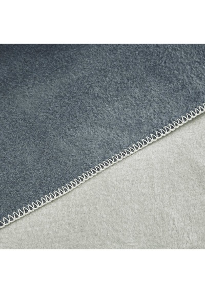 Linens Gloria Çift Kişilik Gri/mavi Battaniye