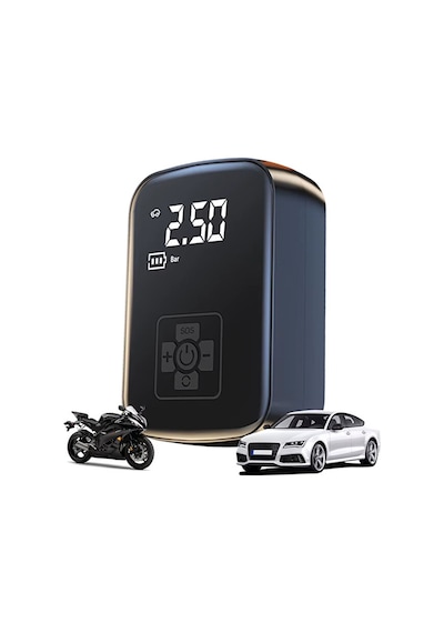 Kablosuz 3600 Mah Araç Kompresör 150 Psı Basınçlı Lastik, Bisklet