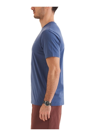 Columbia Csc Basic Slogo Brushed Erkek Kısa Kollu Tişört-4102 Dağ Mavisi