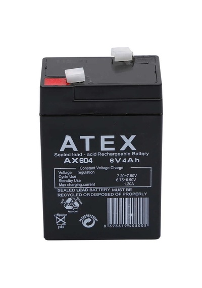 Atex Ax604 6v 4ah Akü