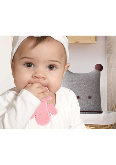 Babyjem Yumuşak Diş Kaşıyıcı Kaktüs Pembe