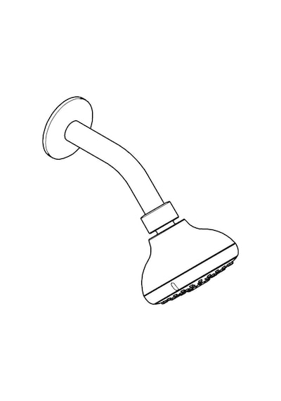 Grohe Tempesta 100 Tepe Duşu Seti 3 Akışlı - 26088001