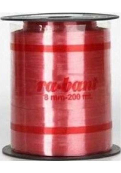 Rafya Ra-Bant Paket Bandı Rafya 8Mm X 200Mt - Kırmızı