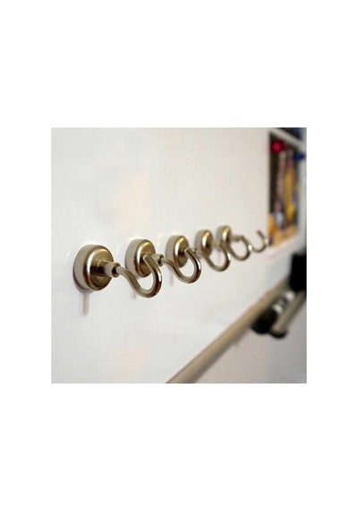 Dünya Magnet 10 Adet 16mm Pot Mıknatıs - Güçlü Neodyum Askı Kanca Mıknatıs 10'lu Paket - N35