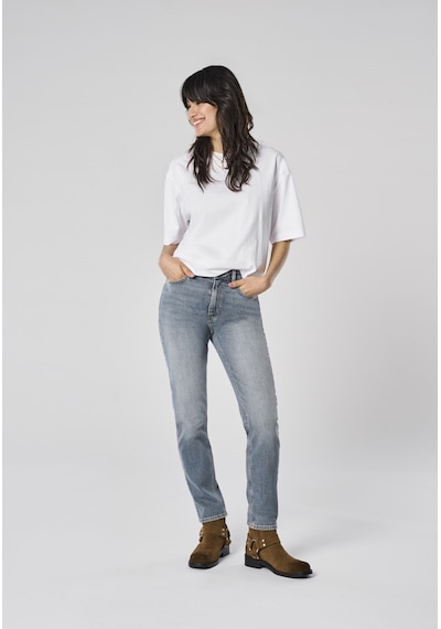 Only Bayan Düz Kesim Yüksek Bel Kot Pantolon 15338328 Mavi