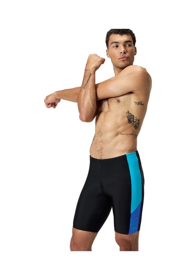 Speedo Dive Splice Jam-mer Erkek Yüzücü Mayosu Siyah Siyah