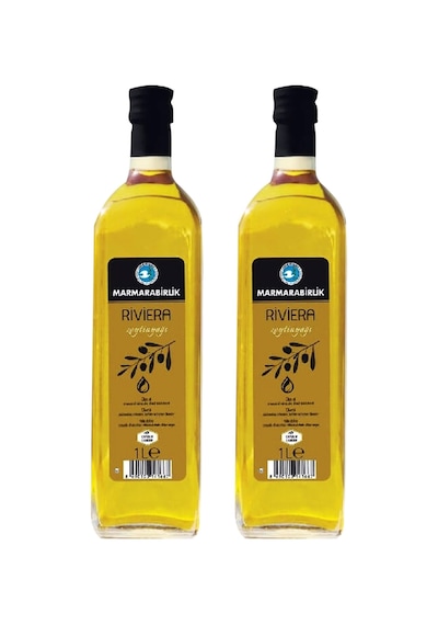 Marmarabirlik Riviera Zeytinyağı Cam 2 x 1 L