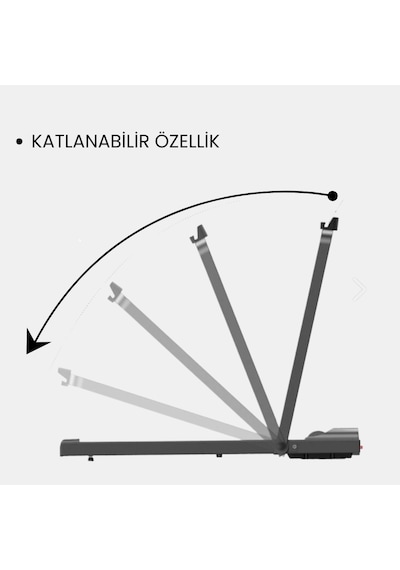 Rebuwo Bluetoothlu Uzaktan Kumandalı 12 Km/hız Katlanabilir Koşu