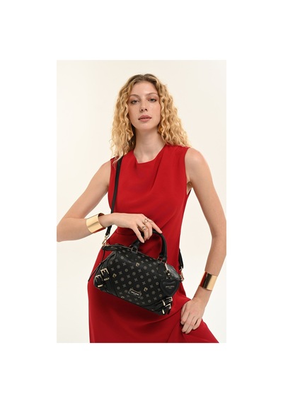 Pierre Cardin Monogram Kadın Omuz Çantası 05pc26y16911-mn Siyah