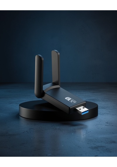 Kablosuz Wifi Adaptörü 5ghz Ac Çift Antenli Uczzzwifiadaptörrrrrr3