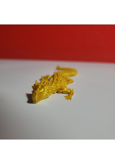 14 Cm 3d Baskı Altın Ejderha Figürü Detaylı Dekoratif Dragon Modeli Fantastik Masaüstü Süs