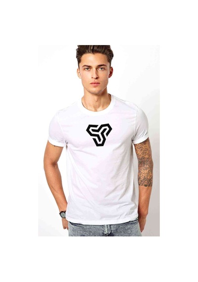Counter Strike Global Baskılı Beyaz Erkek Tshirt