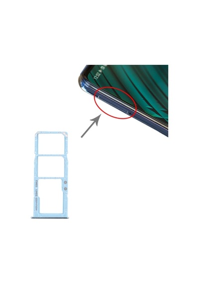 Samsung Uyumlu,  Galaxy A51 Sm-a51 Sim Hafıza Kart Kapağı Tutucu- 5775