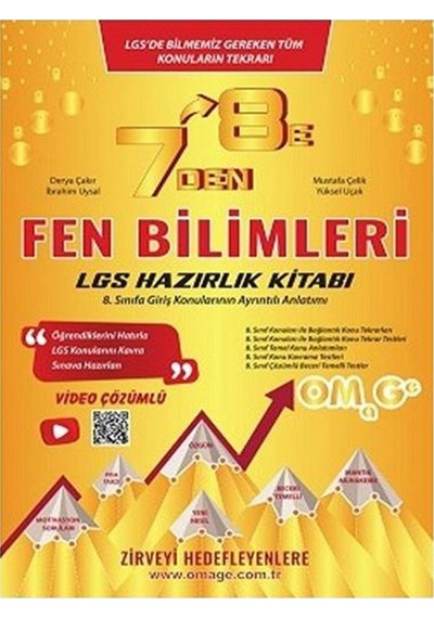 Omage 7 Den 8 E Fen Bilimleri Hazırlık Kitabı