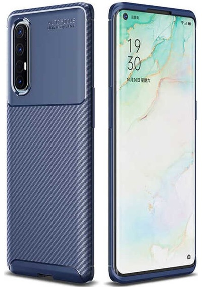 Oppo Reno 3 Pro 5G Kilif Karbon Silikon Case 363138862