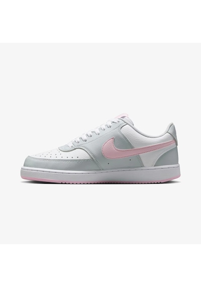 Nike Court Vision Lo Nn Kadın Sneaker Ayakkabı Beyaz Gri Beyaz Gri