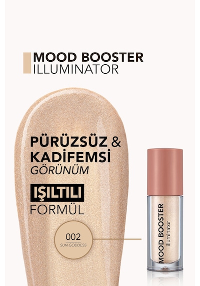 Flormar Likit Aydınlatıcı - Mood Booster Liquid Illuminator - 002 Sun Goddess - 8682536043687