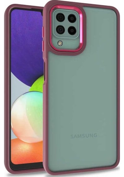 Samsung Galaxy Uyumlu M32 Kılıf Zore Flora Kapak
