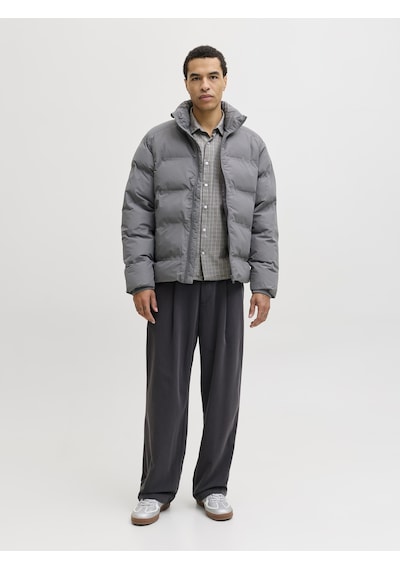 Jack & Jones Erkek Yüksek Dik Yaka Fermuarli Puffer Mont - Soho - 12278750 Castlerock