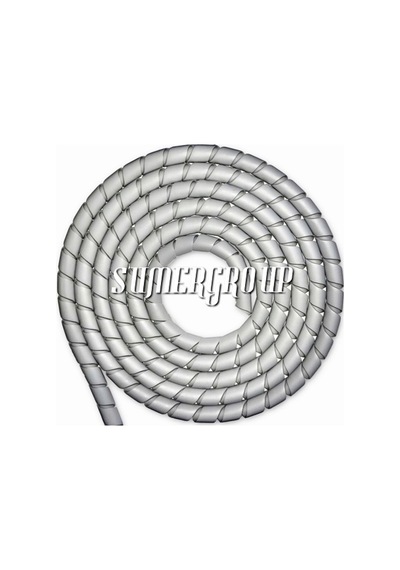 No 3- 11 Mm Kablo Toplama Düzenleme Spiral Gri Rulo 100 M