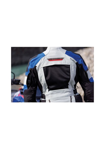 Held Carese 3 Adventure Korumalı Motosiklet Montu Gri Mavi