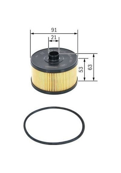 Smart Forfour 0.9 2014-2019 Bosch Yağ Filtresi Netparp7231