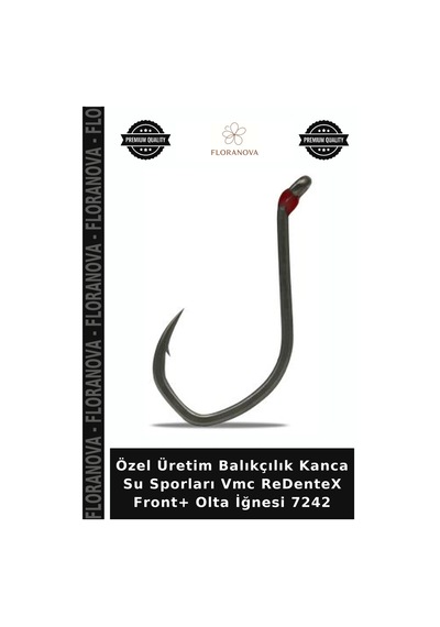 Özel Üretim Balıkçılık Su Sporları Vmc Redentex Front+ Olta İğnesi 7242 No:4-0 - 5li