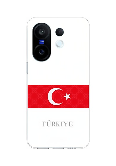Vivo X200 Fe Uyumlu Türk Milli Takım Forma Baskılı Silikon Kılıf Renkli