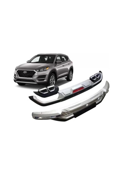 Hyundaı Tucson 2019 Ön ve Arka Tampon Koruma Difüzör
