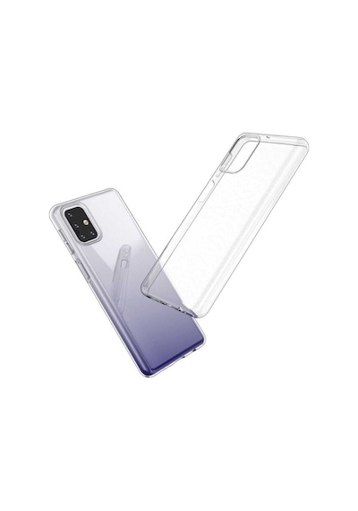 Noktaks - Samsung Galaxy M31s Uyumlu - Kılıf Şeffaf Soft Slim Fitt Süper Silikon Kapak - Şeffaf