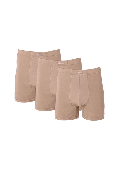 Thermoform Bambu Erkek Şort Kum 3'lü Paket Çok Renkli