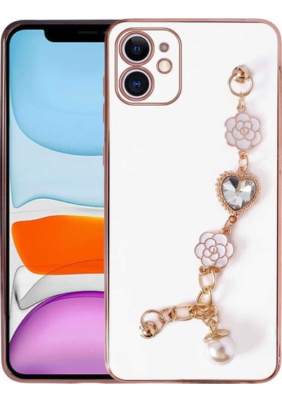 Apple Uyumlu iPhone 11 El Tutamaçlı Kamera Korumalı Zore Taka Silikon Kapak